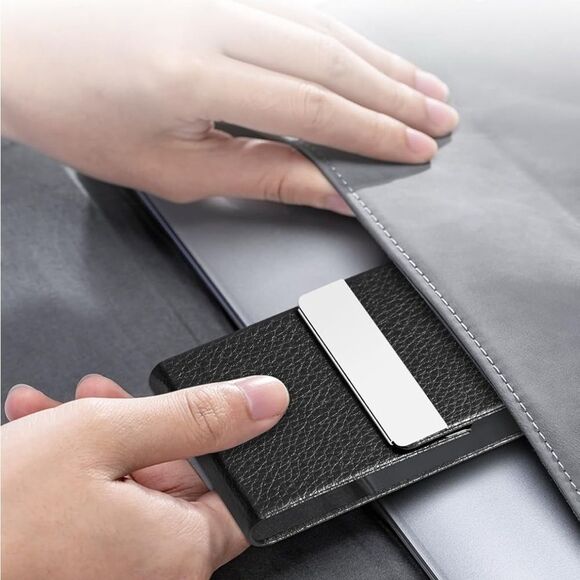 Bundle of TWO Brown Business Card Holders. Great for gifts. Ship same day! - Picture 8 of 8